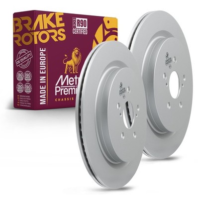 Rear Disc Brake Rotor For 16-22 Lexus RX350 18-22 RX350L RX450h RX450hL 2 PC