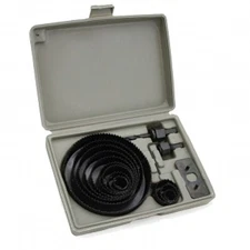 16pc DRILL HOLE CUTTER WOOD CUTTING HOLESAW SAW BIT KIT BITS SET UP TO 5 INCH