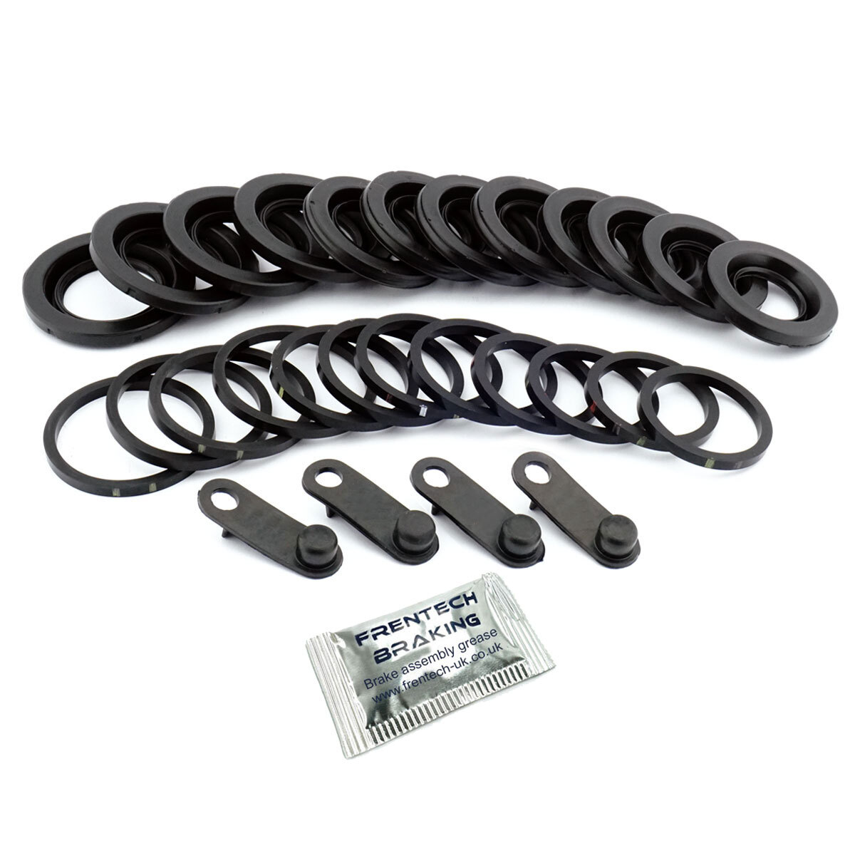 2x Front Brake Caliper Repair Kits For VW Touareg (18Z Brembo 6 Pot