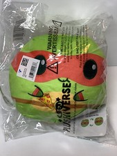 TMNT Teenage Mutant Ninja Turtle TeeTurtle Reversible Plush Raphael Cute Angry