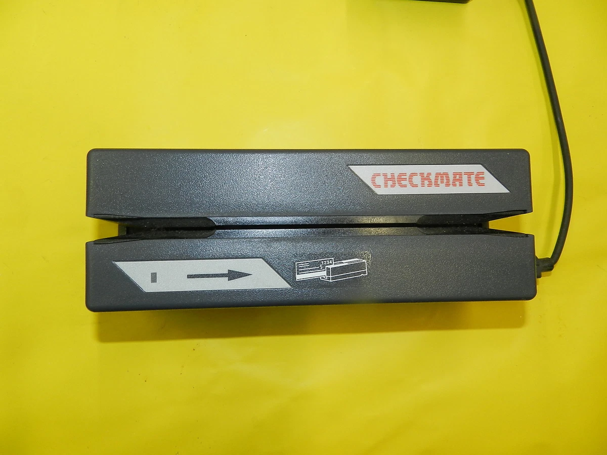 CHECKMATE CMR431 CHECK SCANNER READER W/ AC ADAPTER