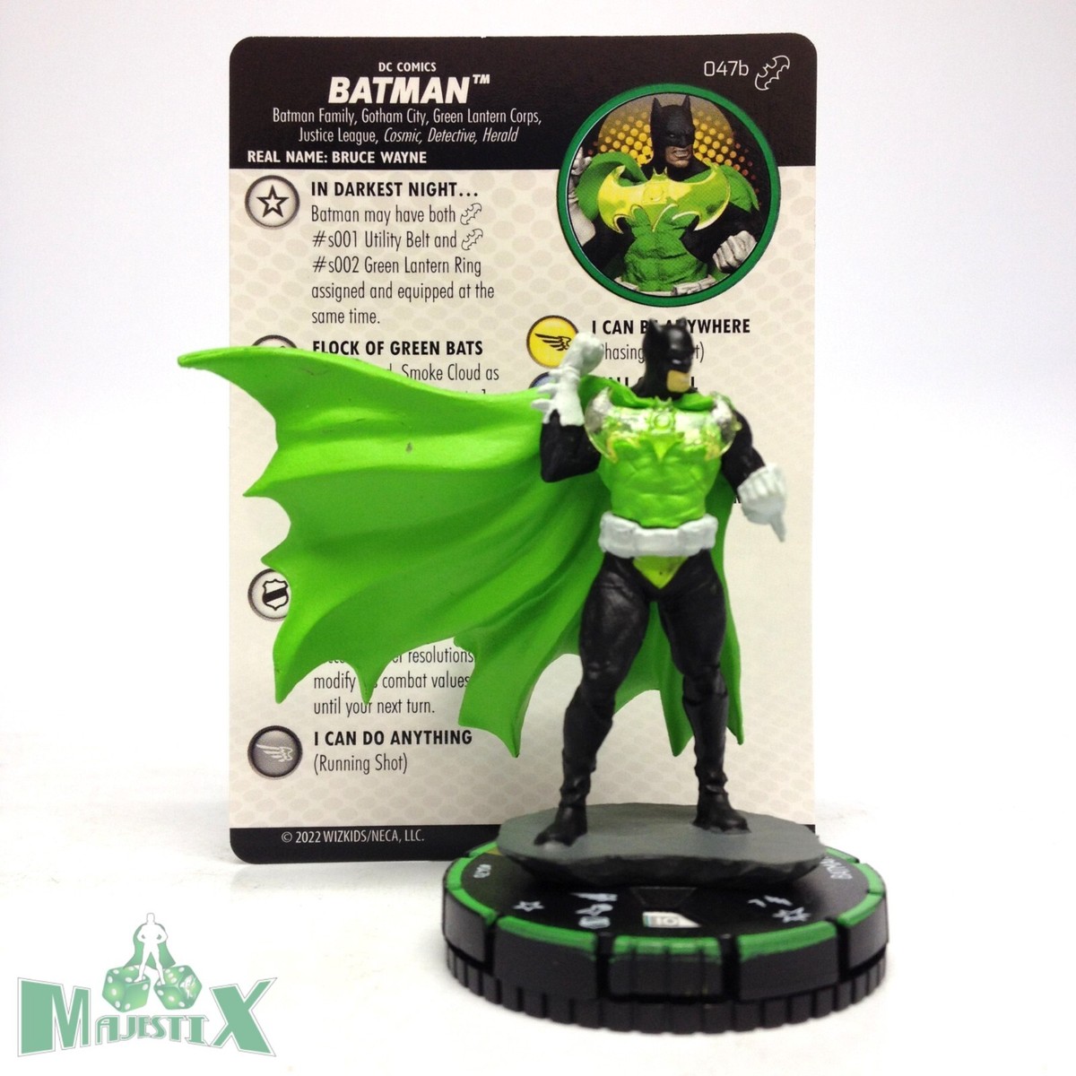 Heroclix Batman Team-Up set Batman (Green Lantern) #047b Rare