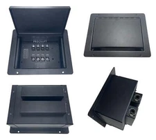 PROCRAFT GAP LID FLOOR POCKET W/ 1) FEMALE & 1) MALE 4 CH CAT5 EXTENDER SNAKE