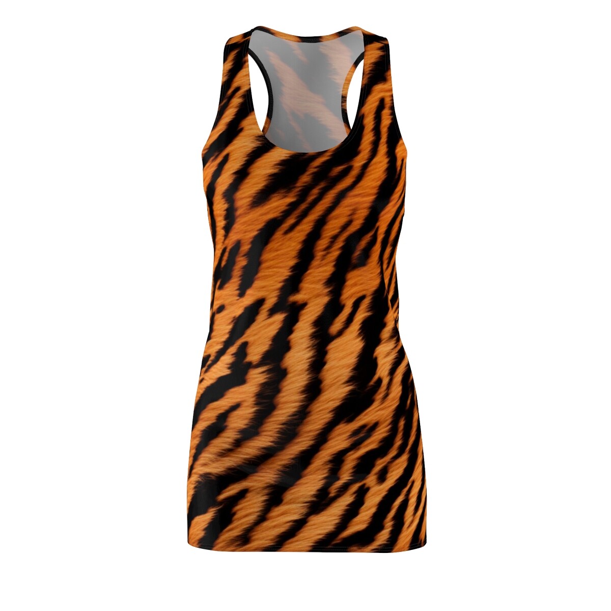 tiger print dress design Fair Verona in Tiger Print 2X