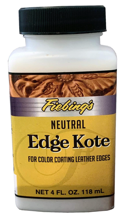 Fiebing's Water Resistant Leather Edge Kote Color Coating, 4 oz