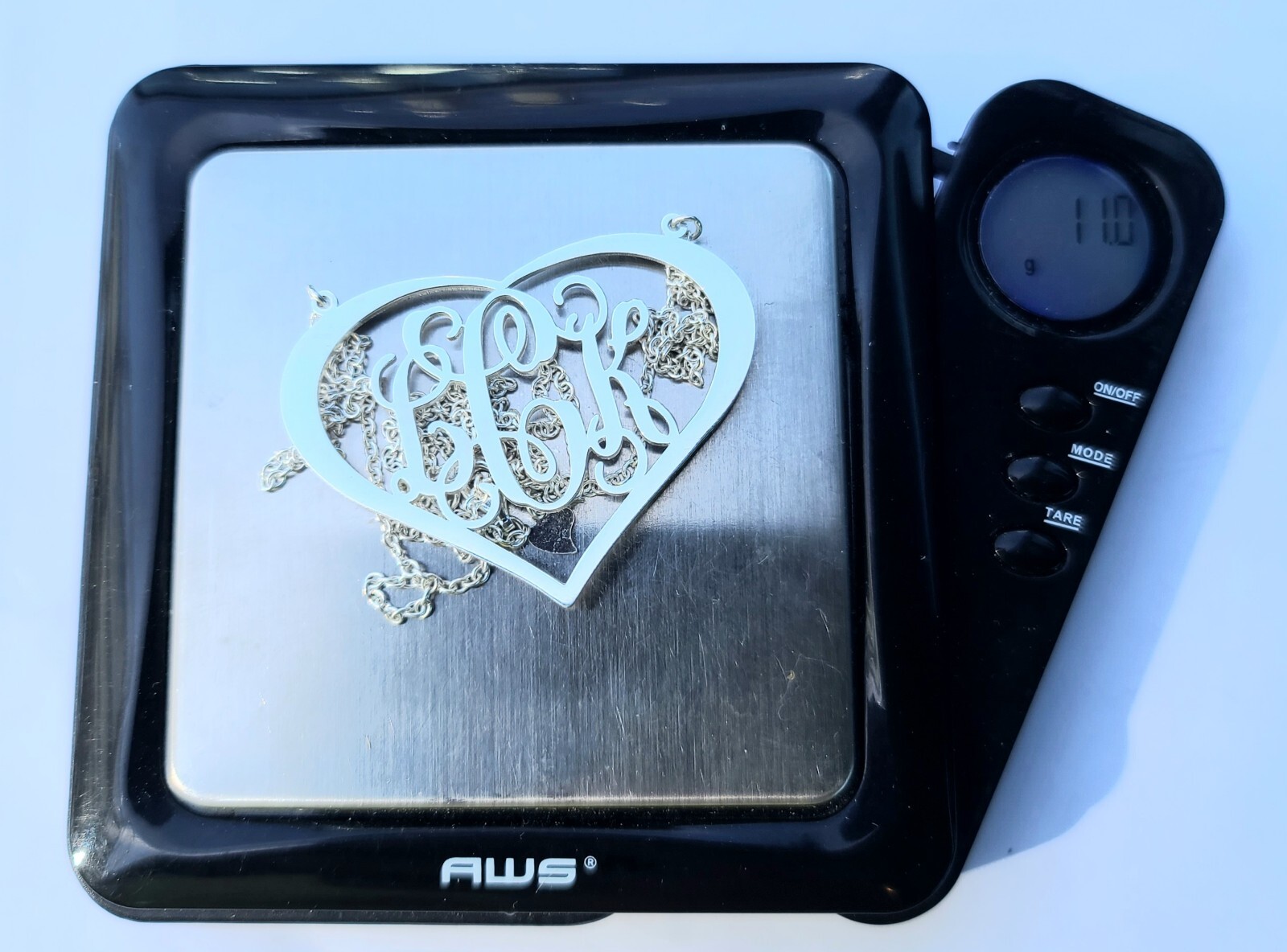 Sterling 925 Solid Silver Large Heart Pendant Rol… - image 16