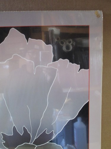 CAROL HOFFNAGLE PARADISE 1984 TREE POPPY VINTAGE POSTER CNG3130 - Picture 2 of 5