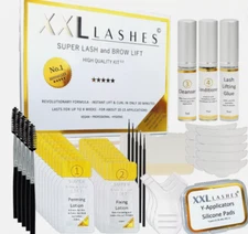 XXL Lashes Super Lash & Brow Lift kit, Eyelash Extension Lifting and Perm Kit