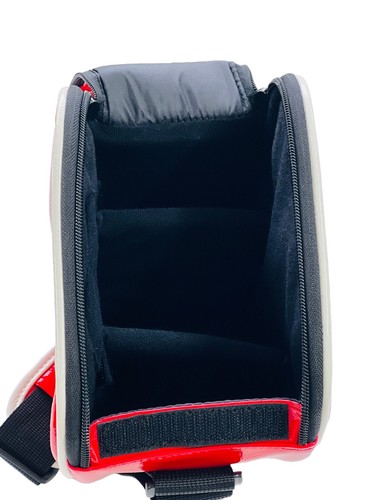 Camera Shoulder/Cross Bag Lens Case Rucksack DSLR Canon EOS Nikon Red 8x8inches - Picture 2 of 4