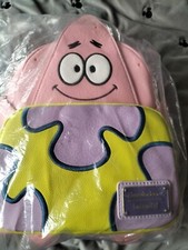 Image of  Rare Loungefly Nickelodeon Patrick 20th Anniversary Cosplay Mini Backpack
