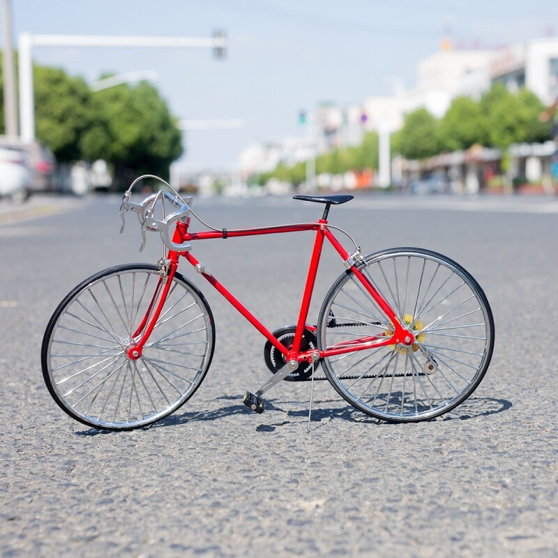 1/6 Scene Bicycle Accessory 34cm Ornament Handmade Model Rukawa
