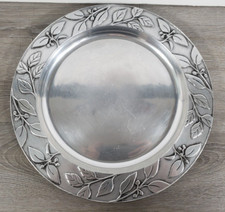 THE WILTON COMPANY RWP ARMETALE BOTANICA 12.25" PLATTER TRAY MADE IN USA