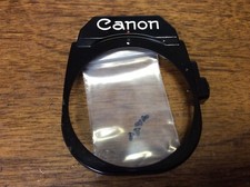 Genuine CANON AE-1 BLACK Front Name Plate Cover ASSY w/ 4 Screws Repair Parts