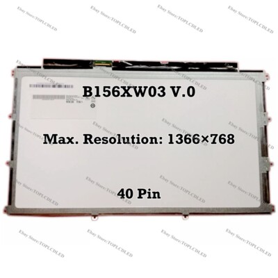 Originale Auo B156Xw03 V1 V.1 Lcd Display Schermo Originale 15.6 - Foto 9