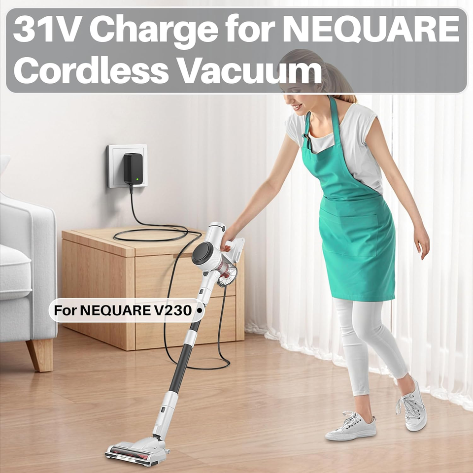 31V Charge for NEQUARE Cordless Vacuum DC Power Cord Compatible with NEQUARE Vac eBay