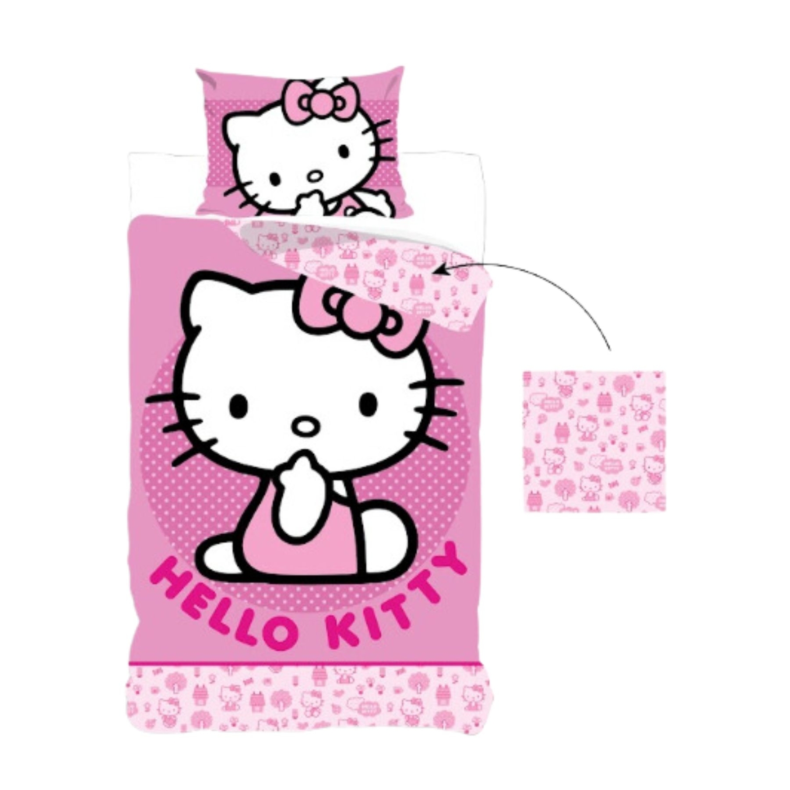 Hello Kitty Bettwsche-Набор для детских игрушек Bettbezug 140x200 см 8190₽