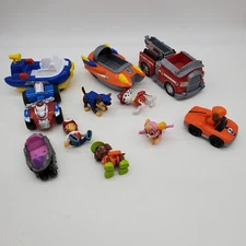 Paw Patrol Figures & Vehicles  Zuma Chase Ryder Lot Rescue Cars Boat Spin Master