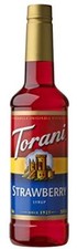Torani Syrup Strawberry 25.4 Ounce Pack of 1