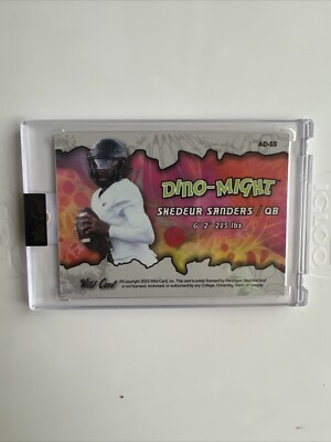 2/5 Shedeur Sanders Pink Lava Prizm 2023 Wild Card Alumination