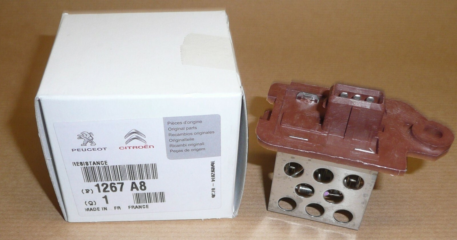 Résistance chauffage 1267.A8 pour réparer la ventilation bloquée de Xsara