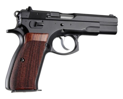 Hogue 75811 Cocobolo Checkered Wood Grips for Cz75 Cz85 for sale
