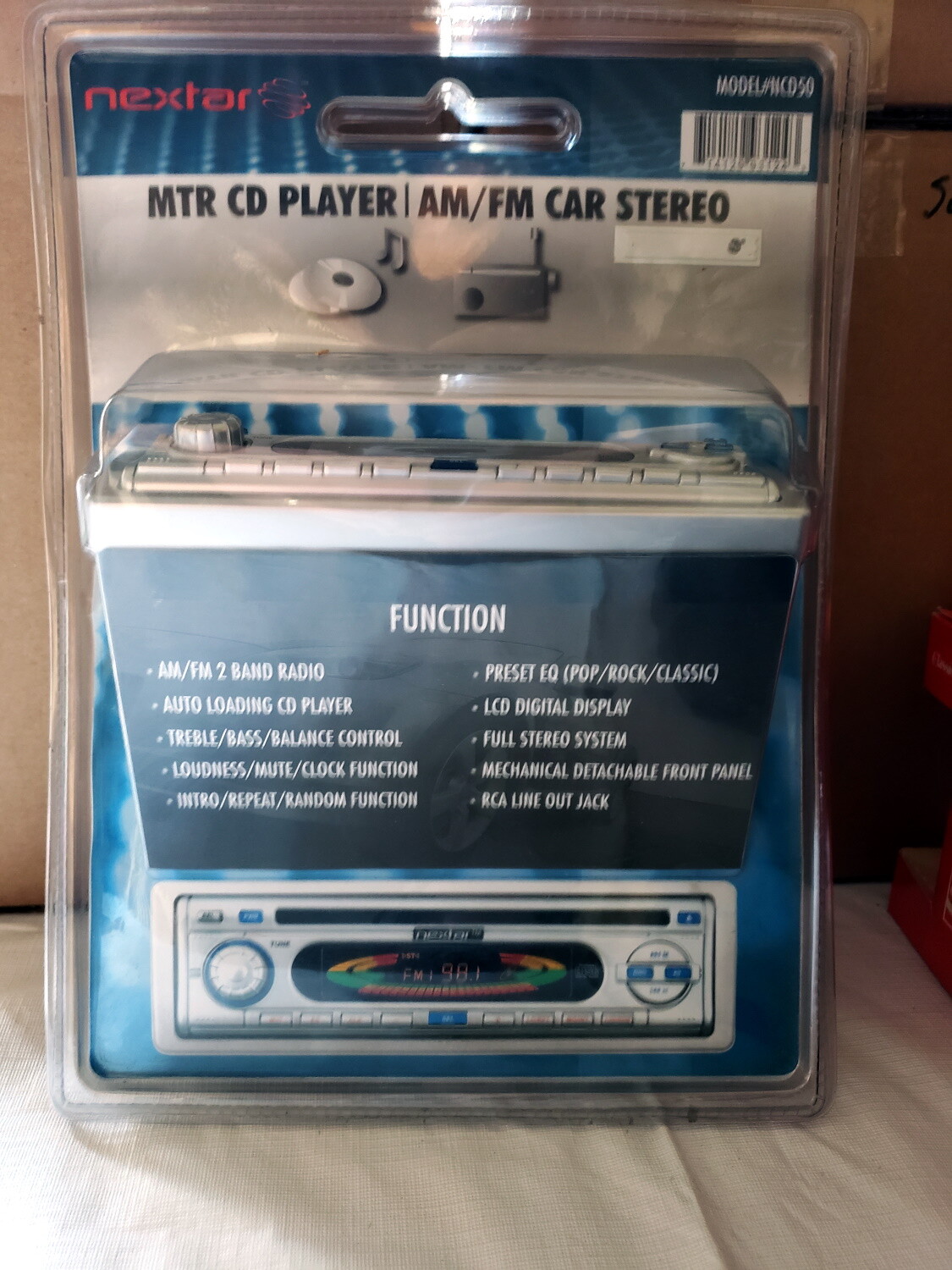 Nextar Car Auto Stereo AM FM CD Player NCD50 Unused Sealed eBay