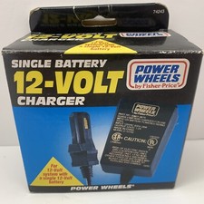 Fisher-Price Power Wheels Single Battery 12V Charger NOS. Box Opened.