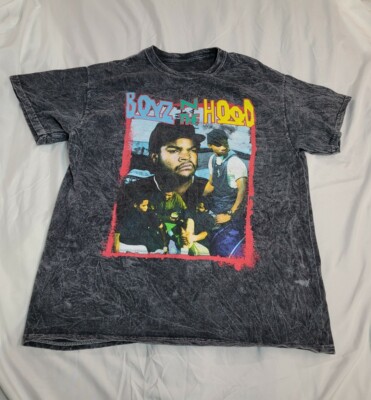 Boyz n the Hood Ice Cube Officially Licensed Acid Wash Retro T-Shirt Medium Tee 