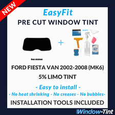 Easyfit Static Vor Cut Getönt & Werkzeuge Für Ford Fiesta Van 2002-08 (MK6) 5%