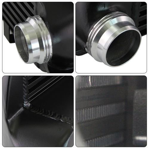 Turbo Intercooler + Silicone Hose For BMW E60 E61 5 Series 530d 525d 03-10 Red - Picture 8 of 10