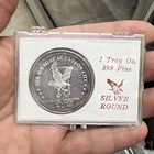 Johnson Matthey JM Carson City CC Mint Liberty 1 oz .999 FINE Silver round *RARE