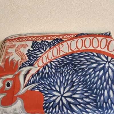 エルメス　カシミヤシルク100　ココリコー！ s-l400.jpg