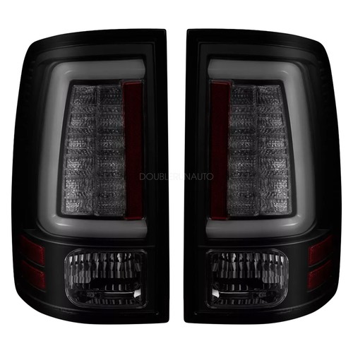 Par de luces traseras LED negras para Dodge Ram 1500 2500 3500 2009-2018 - Imagen 4 de 12