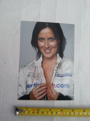 LEE McKENZIE signiert/Autogramm - TV-Moderator, Reporter (F1 Formel 1, etc.)