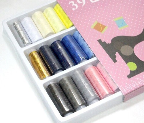 Polyester Sewing Threads 24/39 Color Yarn Spools Hand Embroidery Craft Accessory - Picture 9 of 13
