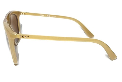 NEW DKNY Donna Karan New York Injected Retro Yellow Sunglasses DY4146 + Case - Picture 2 of 5