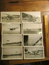 Antique Vintage Ephemera Photo Lot of 8 Military Army Air Force Aircraft Planes