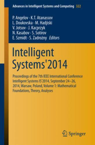 Thumbnail - Intelligent Systems'2014 Proceedings Of The 7th Ieee International