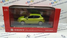 Seat New Ibiza verte 1:43 eme avec boite plexi + suremballage  (  neuf  )