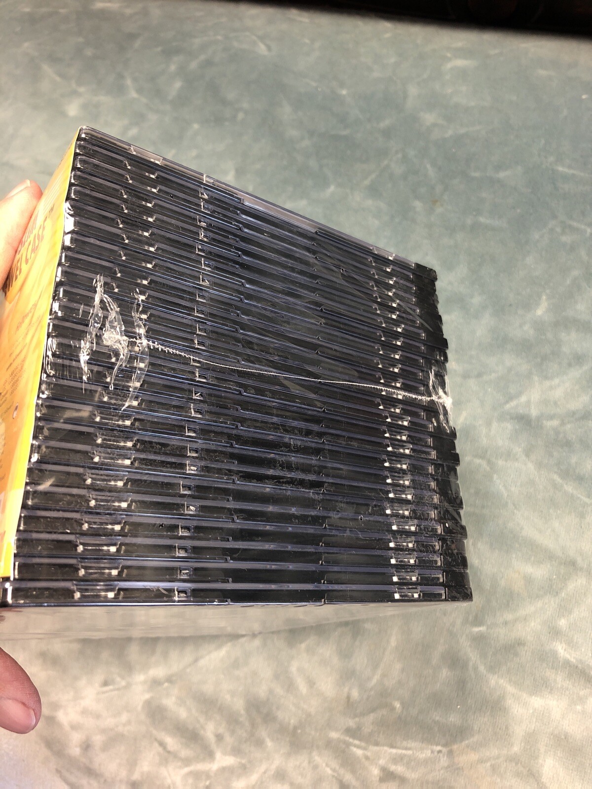 Fellowes® Slim Jewel Case CD DVD Clear/Black Sealed Pack Of 25 eBay