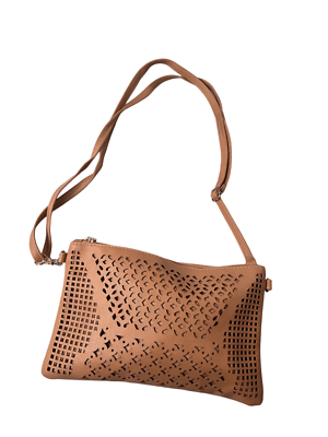 Zibuyu Vintage Hollow Out Women PU Leather Mini Messenger Bag