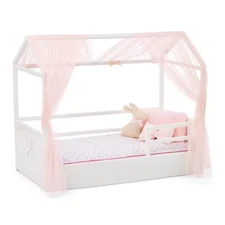 Our Generation Enchanting Canopy Bed Furniture Accessory Set for 18" Dolls