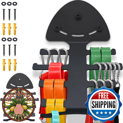 KOMOHOM Resistance Band Rack (2 PCS) Resistance Band Storage Hanger, Gym Equipme