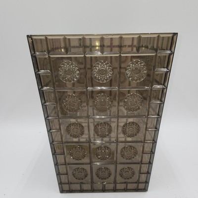 Vintage Mid Century Modern stars trash can wastebasket Acrylic Lucite starburst