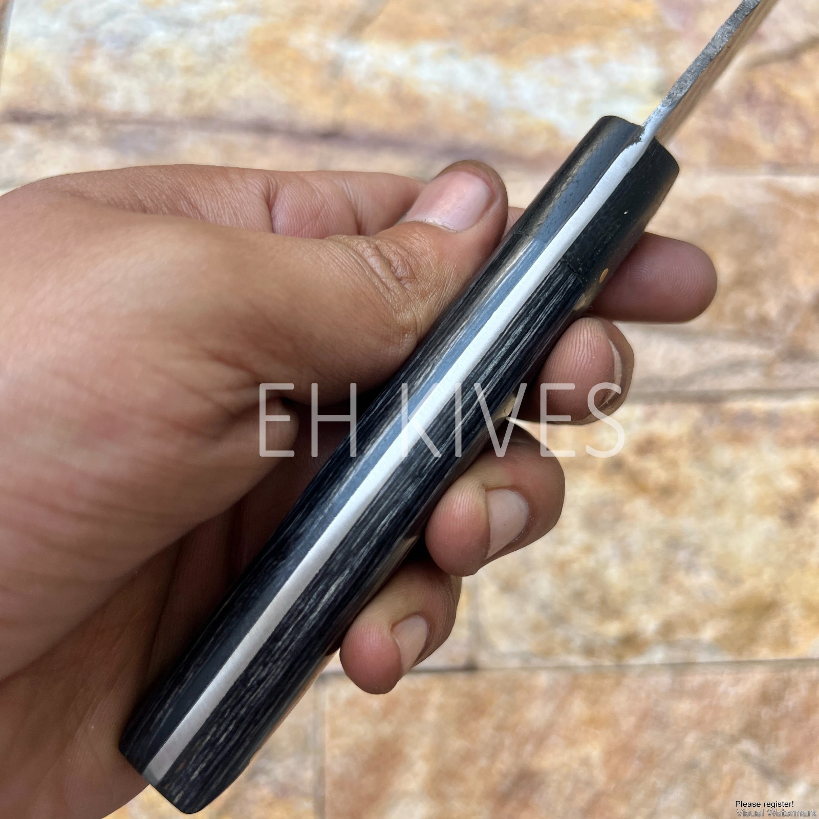 "11Handmade Damascus Slicing Sharp Chef Knife for Meat/BBQ