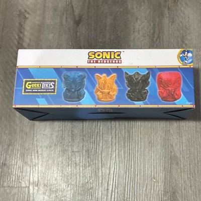 Geeki Tikis Sonic the Hedgehog Figural Coffee Mug Set 4-Pack Multicolor