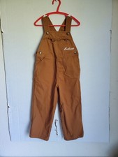 Carhartt Overalls Size 4T Duck Canvas Girls Bibs Coveralls Workwear
