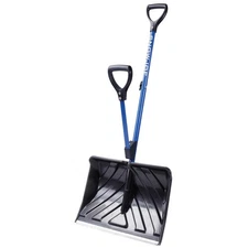 Heavy-Duty 20 Inch Snow Shovel with D-Ring Grip - Foldable and Efficient