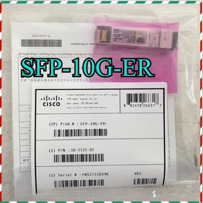 SFP-10G-ER NEW Cisco Compatible Optical Transceiver with green hologram