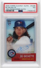 2020 Topps Clearly Authentic 1953 Reimagined 89/99 Bo Bichette PSA 7 Auto 0ne6